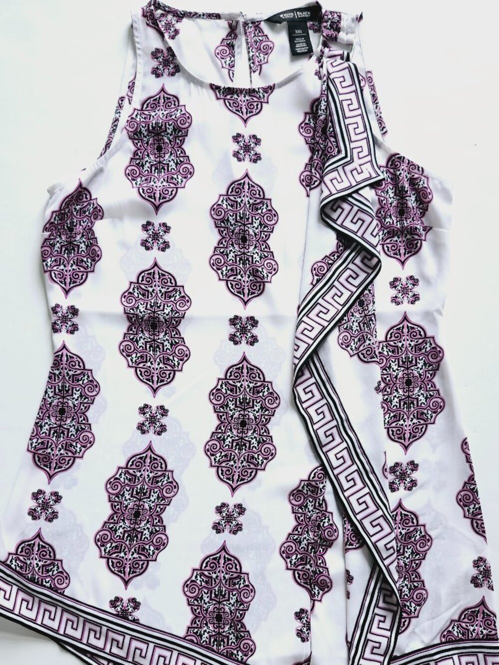 WHBM Asymmetric Sleeveless Top Size XXS